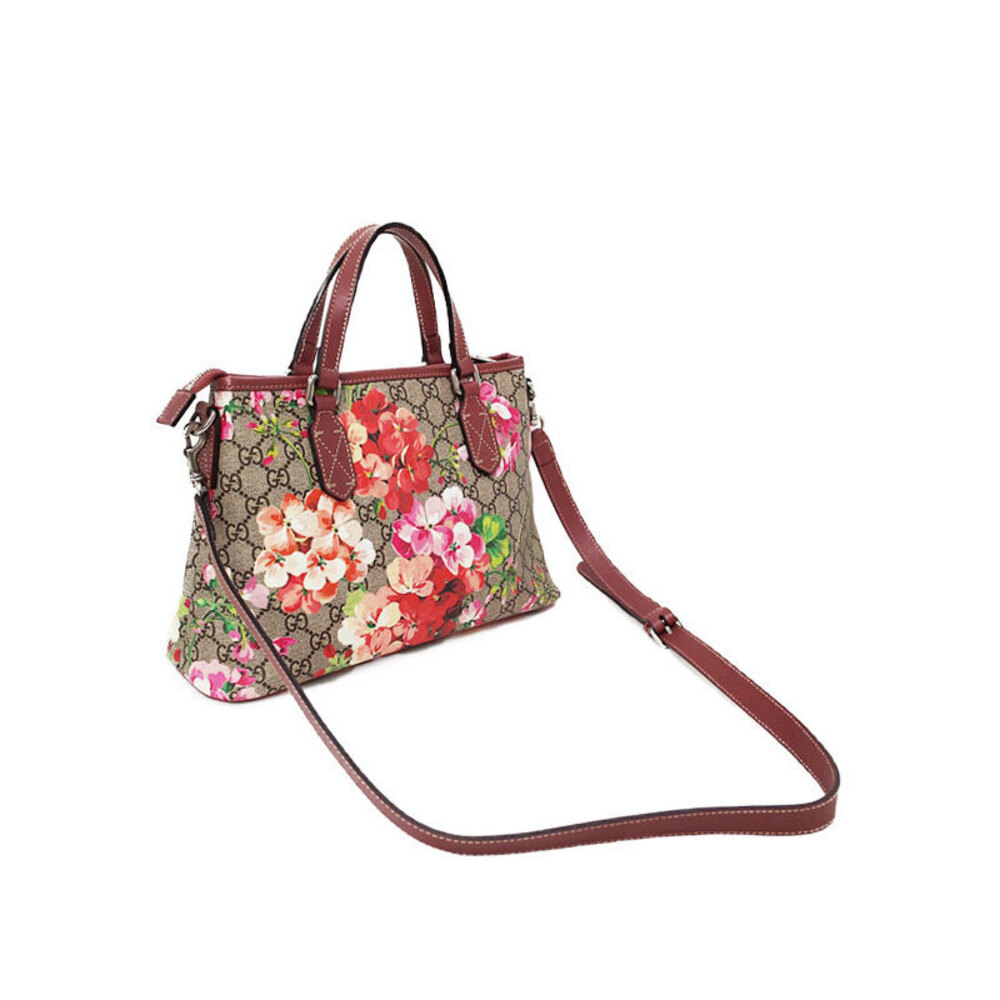 GUCCI GG Bloom Flower Tote Bag - Picture 2 of 6